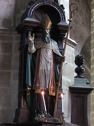 Albino de Angers e Davi de Menévia e Papa Félix III