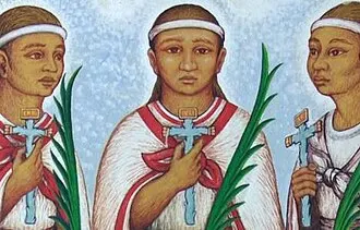 Adomnano e Crianças mártires de Tlaxcala e Padre Pio
